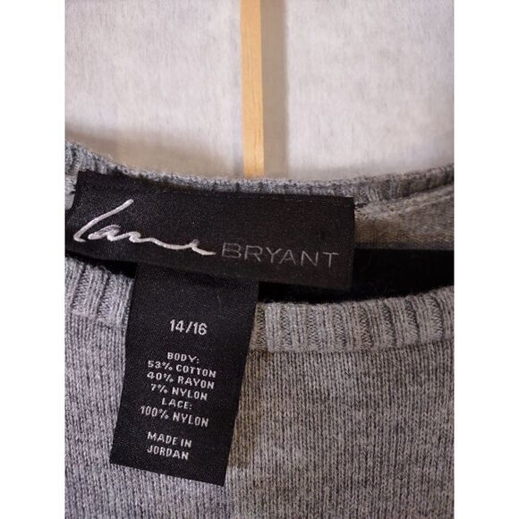 Lane Bryant 14/16 Lace Trim Sweater - Picture 4 of 10